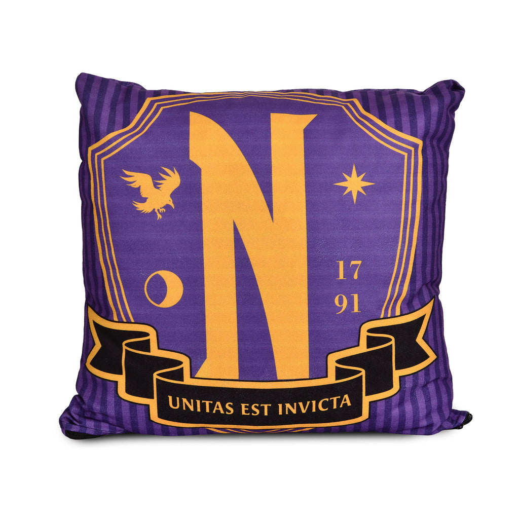 Product image Wednesday - Nevermore Academy Logo Cushion