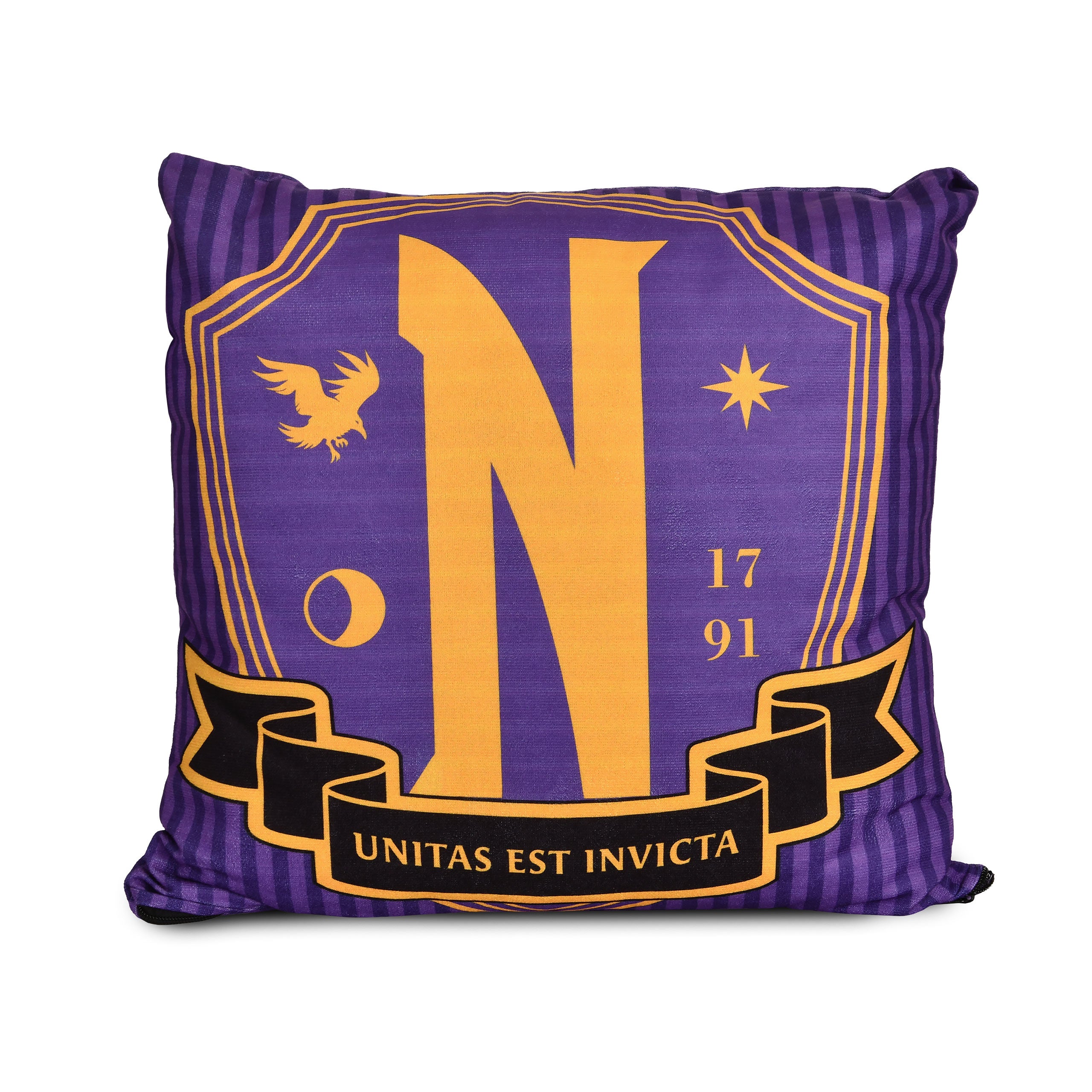 Product image Wednesday - Nevermore Academy Logo Cushion