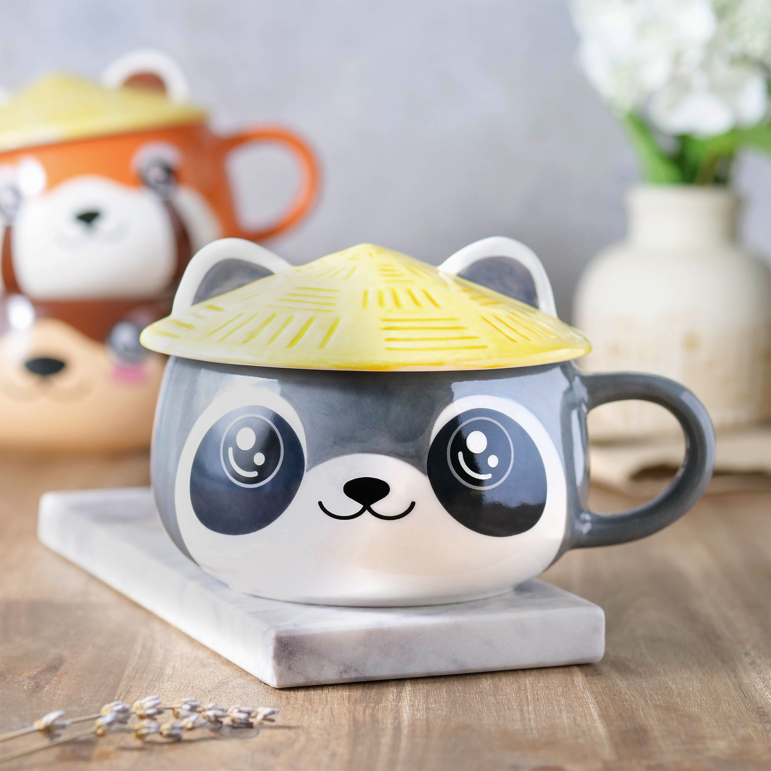 Product image Raccoon Kawaii Cup with Lid for Anime Fans