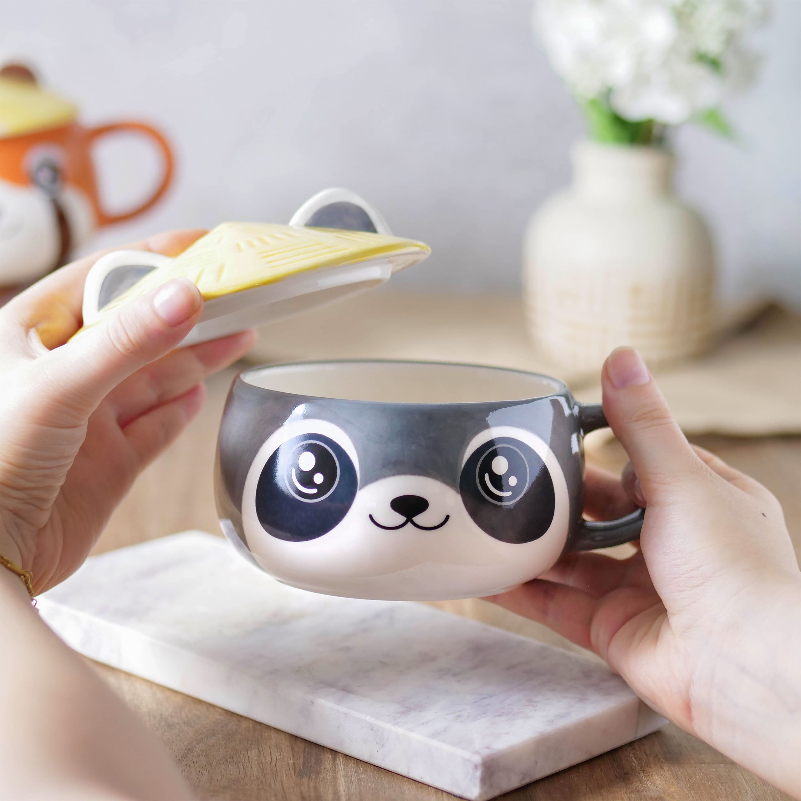 Product image Raccoon Kawaii Cup with Lid for Anime Fans