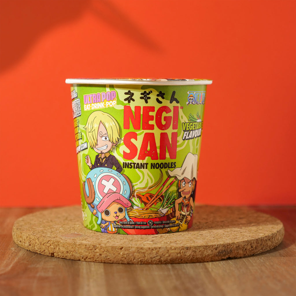 Product image One Piece Ramen - Sanji, Usopp and Chopper Vegetable Instant Noodles