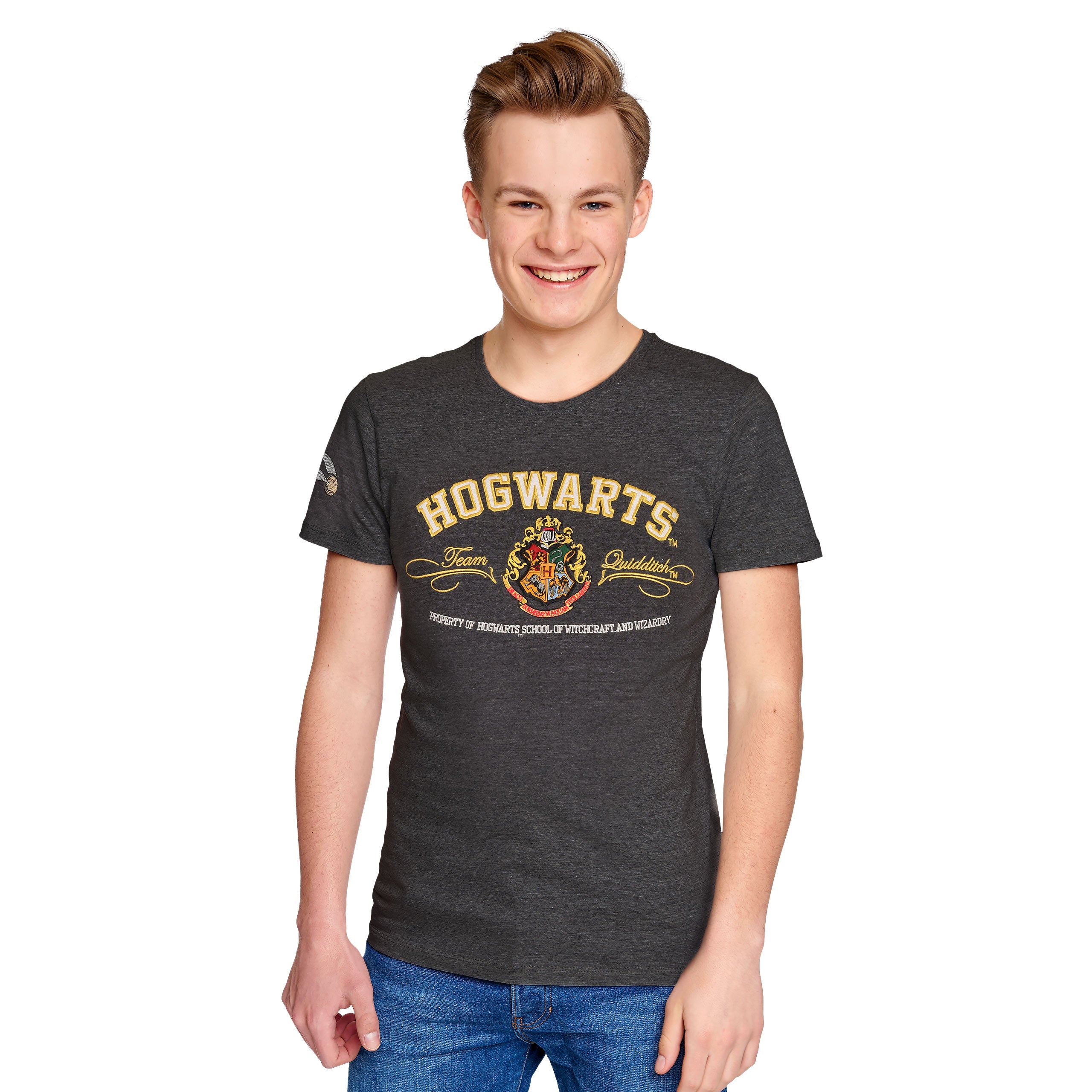 Product image Harry Potter - Hogwarts Crest T-Shirt grey