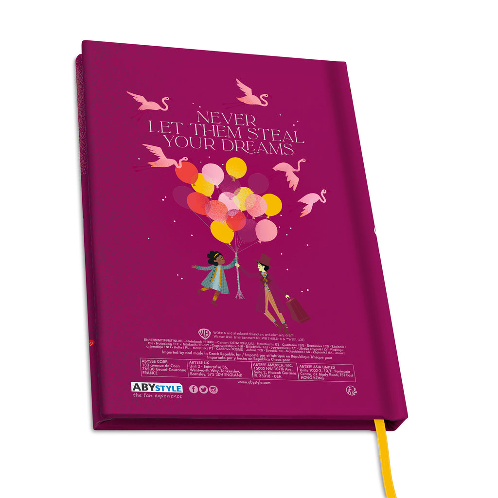 Product image Willy Wonka Notebook Wonka Dreams - Charlie and the Chocolate Factory