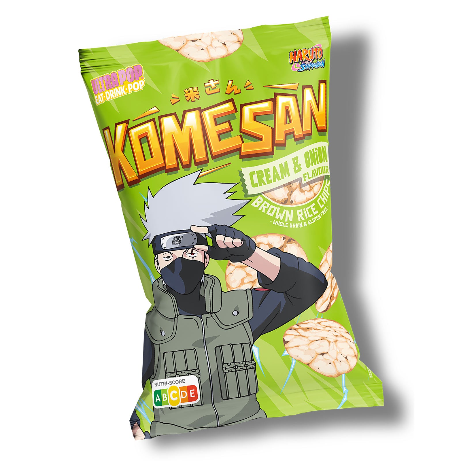 Product image Naruto Shippuden - Cream & Onion Flavour Brown Rice Chips