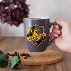 Product image Hufflepuff Logo Mug grey - Harry Potter