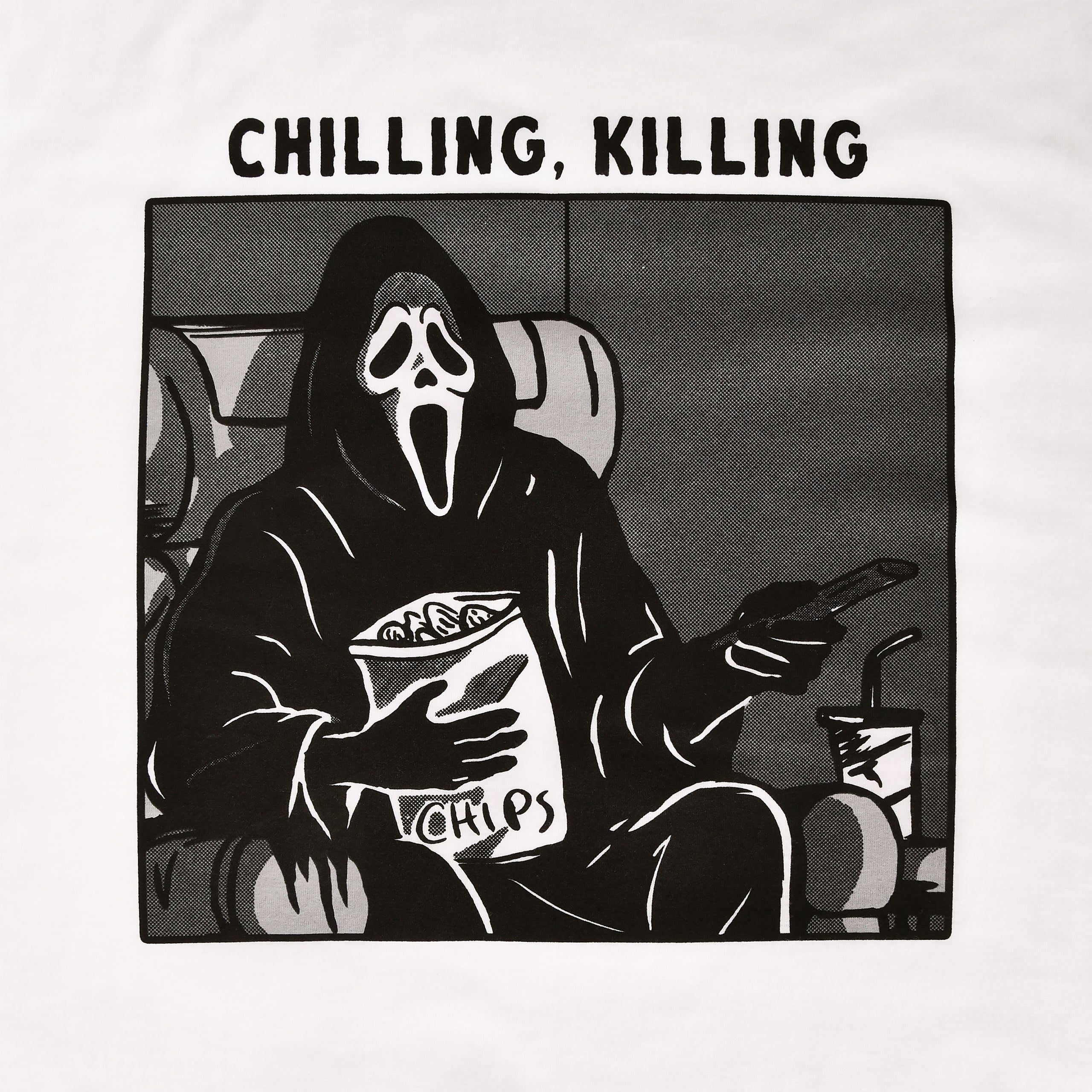 Product image Ghost Face - Chilling, Killing T-Shirt white