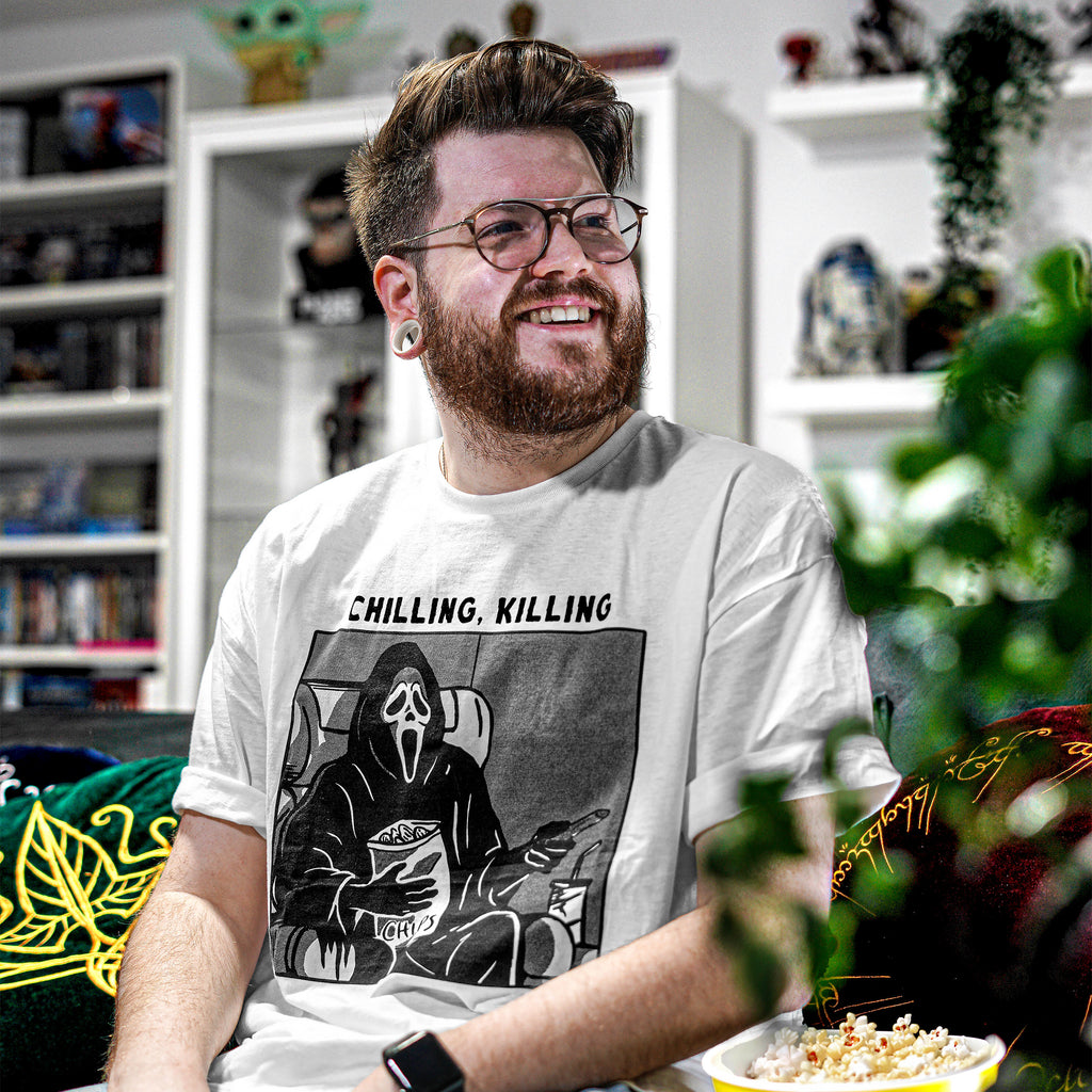 Product image Ghost Face - Chilling, Killing T-Shirt white