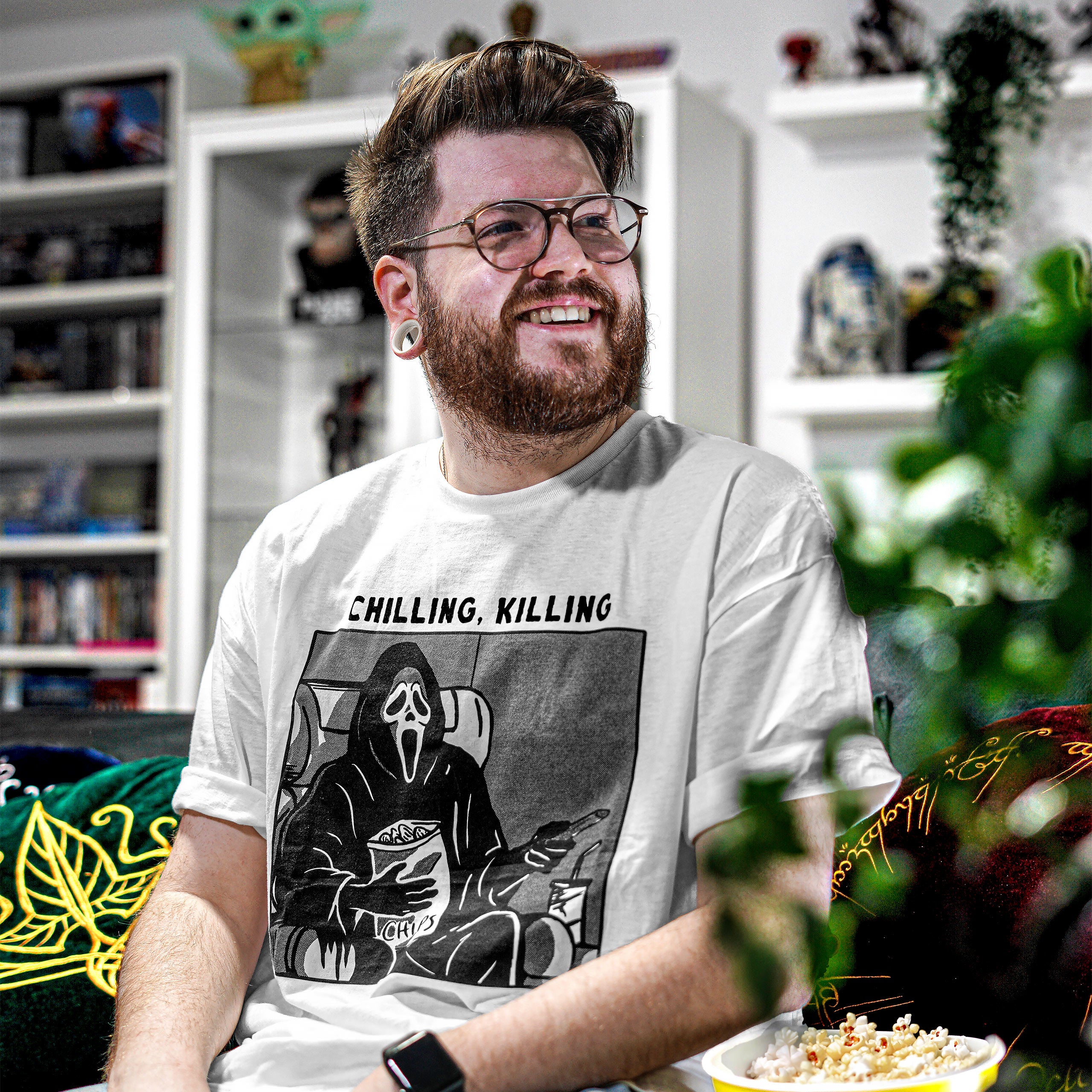 Product image Ghost Face - Chilling, Killing T-Shirt white