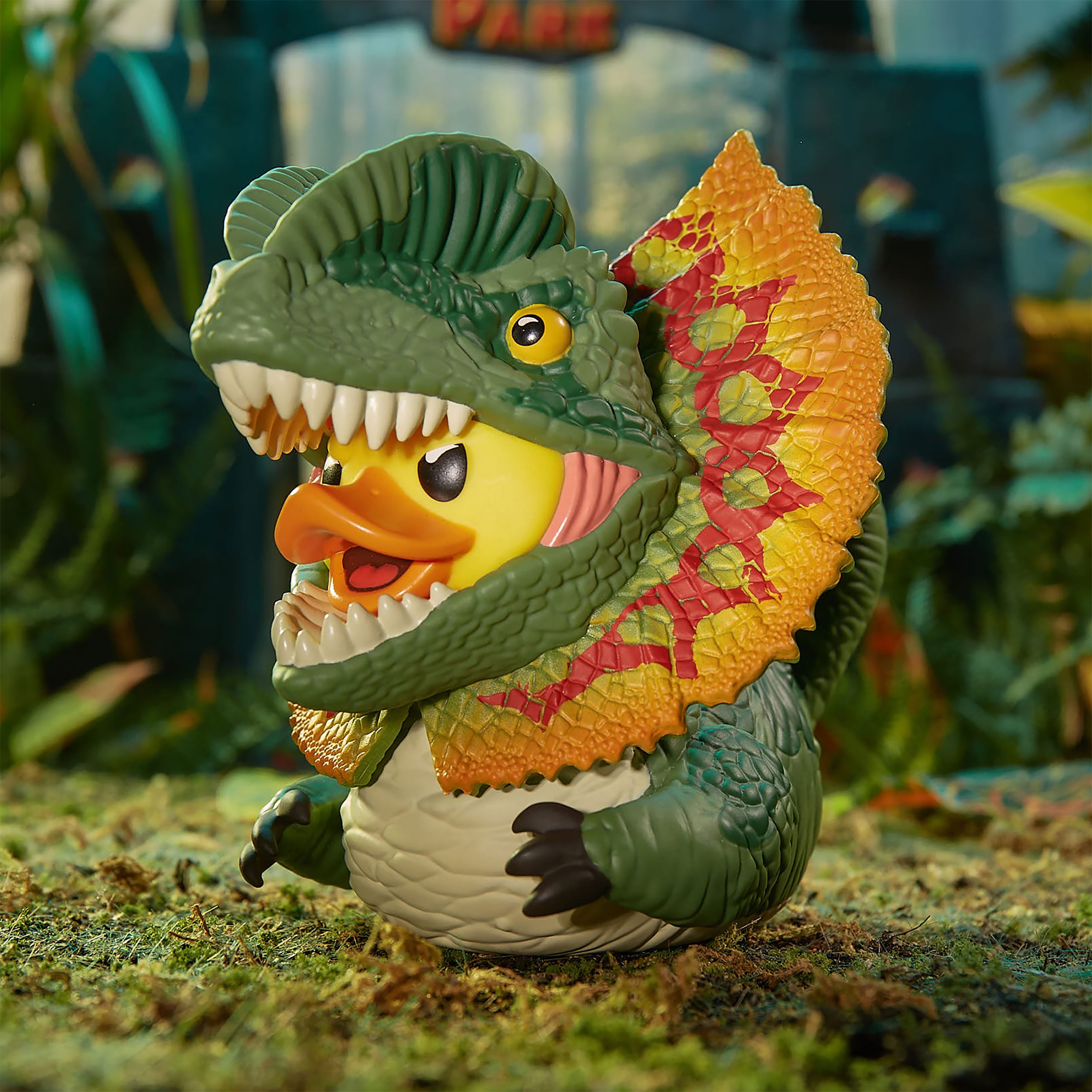 Product image Dilophosaurus TUBBZ Collectible Duck - Jurassic Park