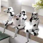 Product image Original Stormtrooper Don't See Hear Speak Figure Set Sitting