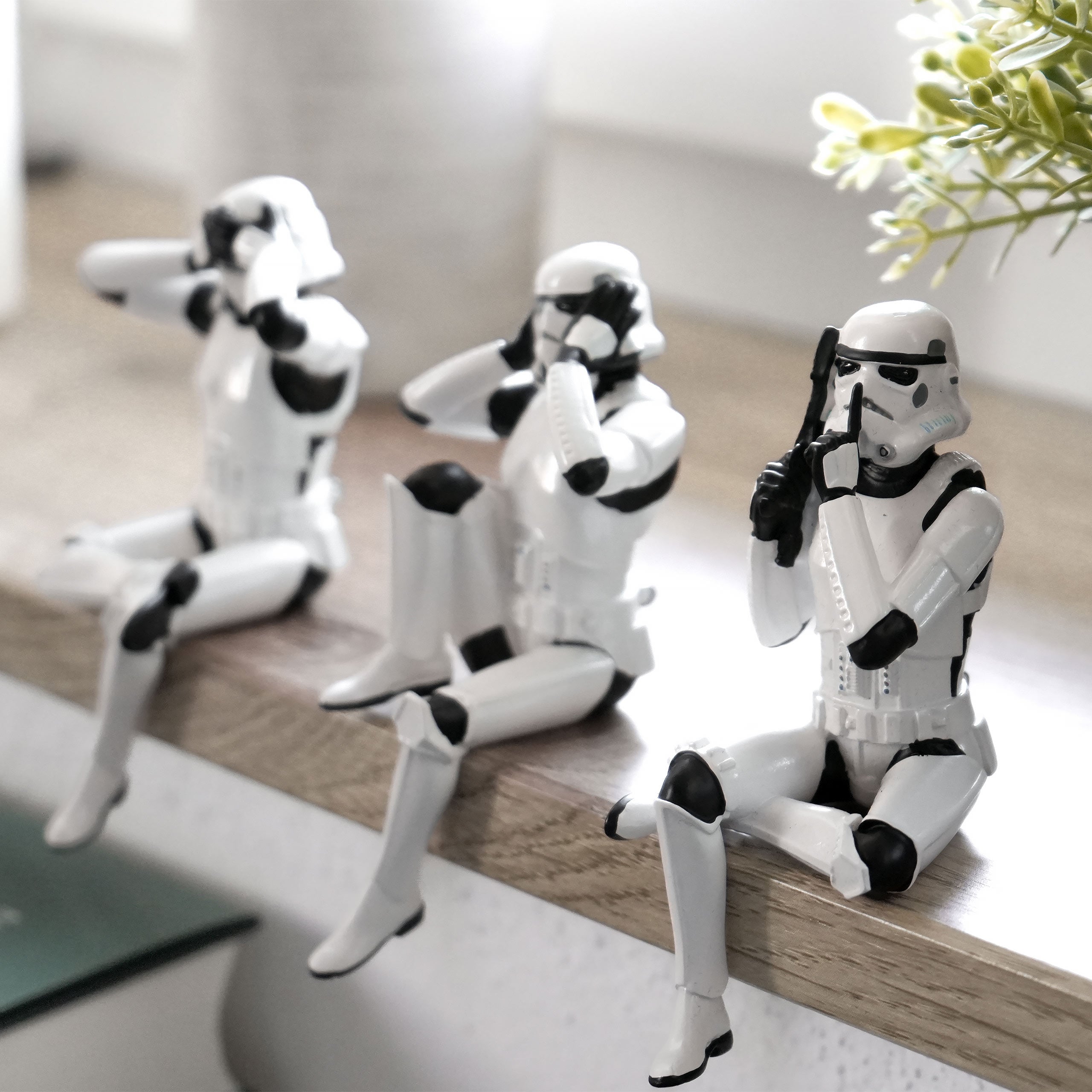 Product image Original Stormtrooper Don't See Hear Speak Figure Set Sitting
