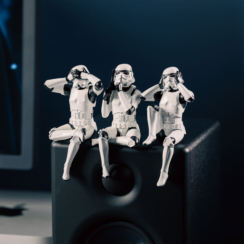 Product image Original Stormtrooper Don't See Hear Speak Figure Set Sitting