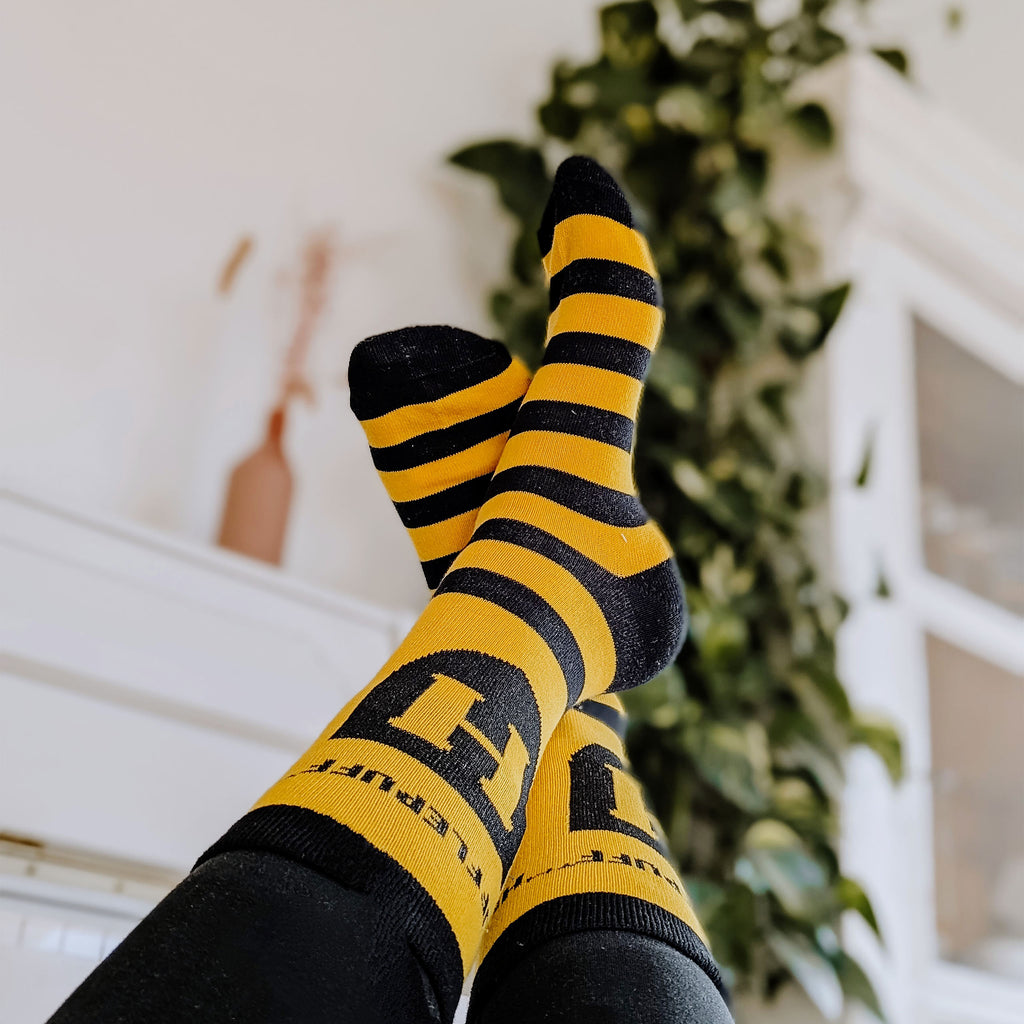Product image Harry Potter - Hufflepuff Logo Socks yellow-black