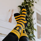 Product image Harry Potter - Hufflepuff Logo Socks yellow-black
