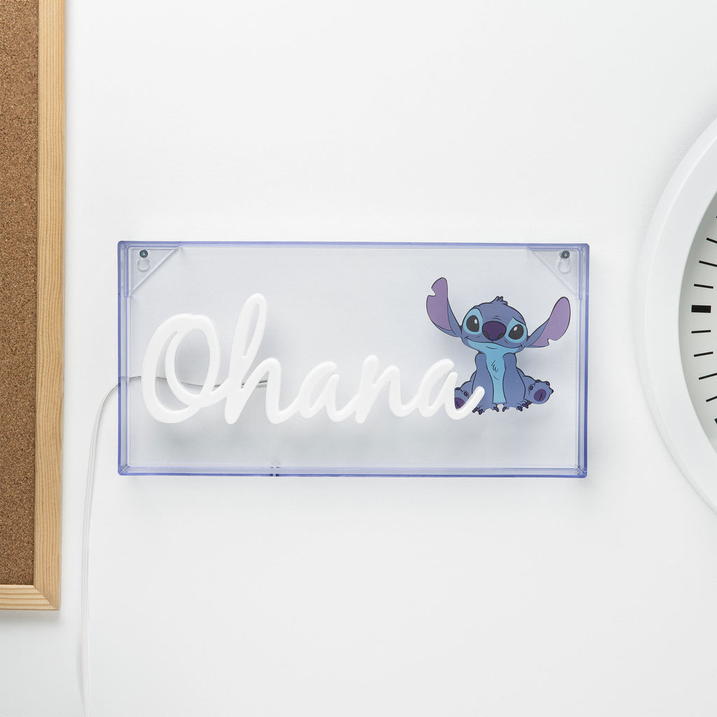 Product image Stitch Ohana Neon Lamp - Lilo & Stitch