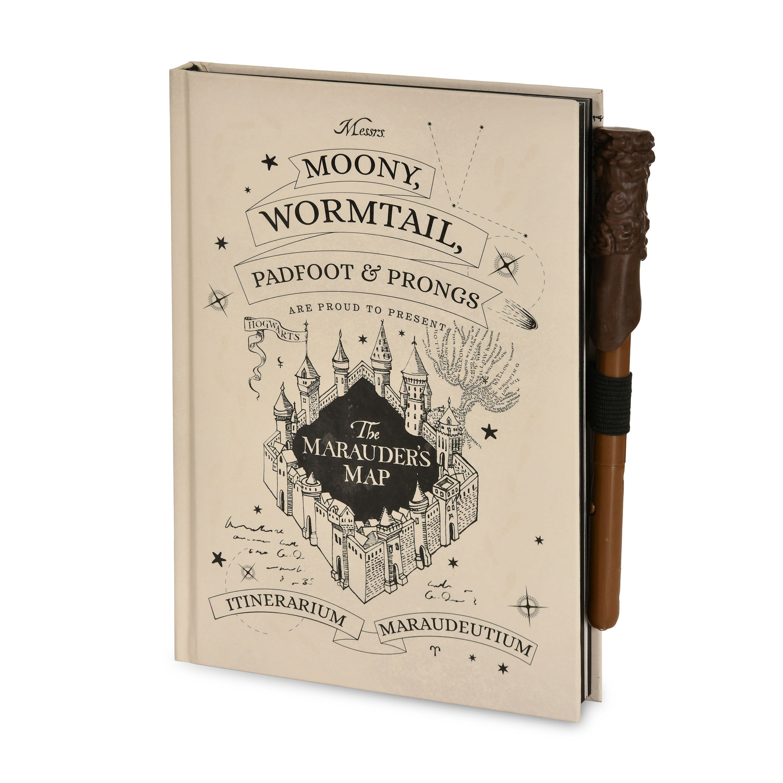 Product image Harry Potter - Marauder's Map Notebook with UV Wand Pen