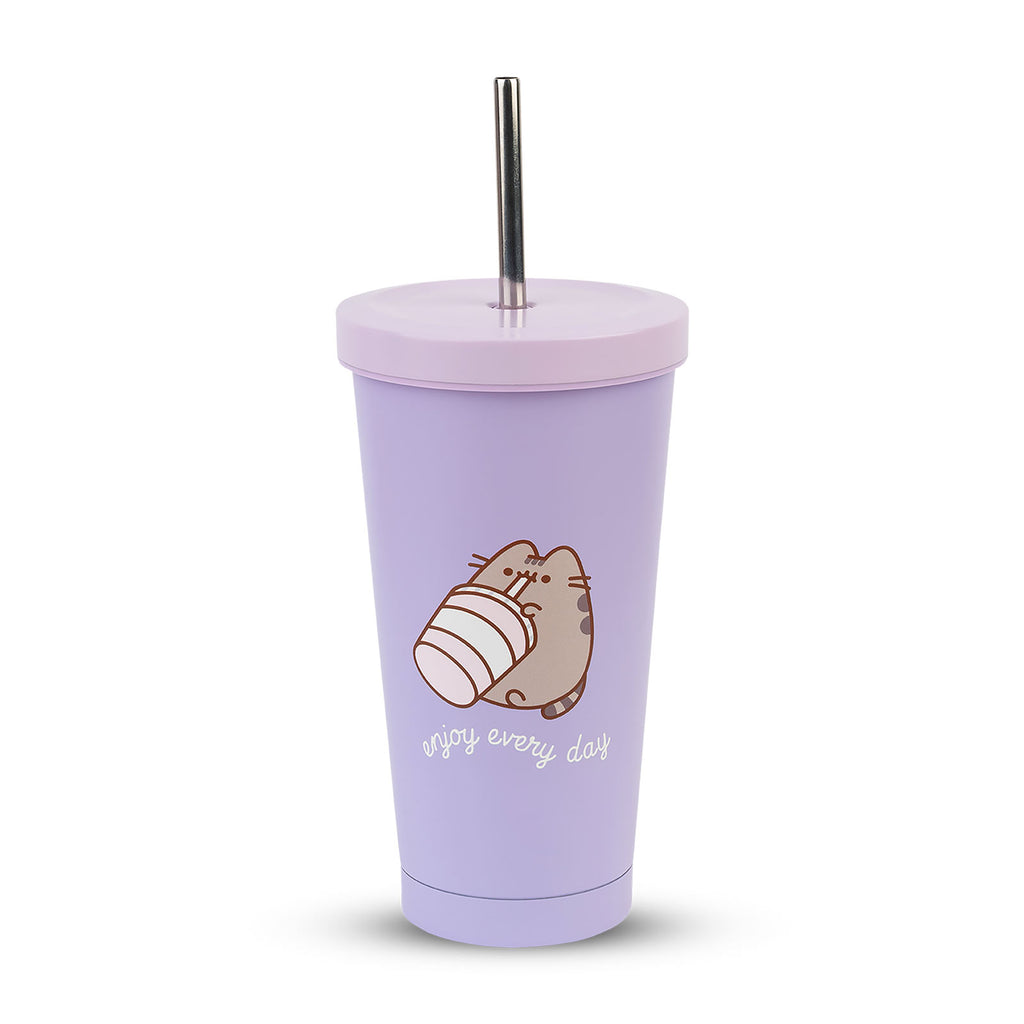 Product image Pusheen - Enjoy Every Day drinking cup with straw
