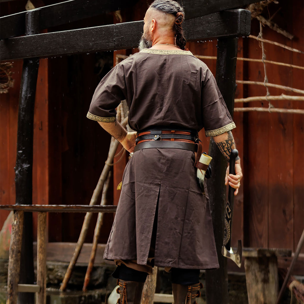 Product image Medieval Tunic Richard Short Sleeve Brown