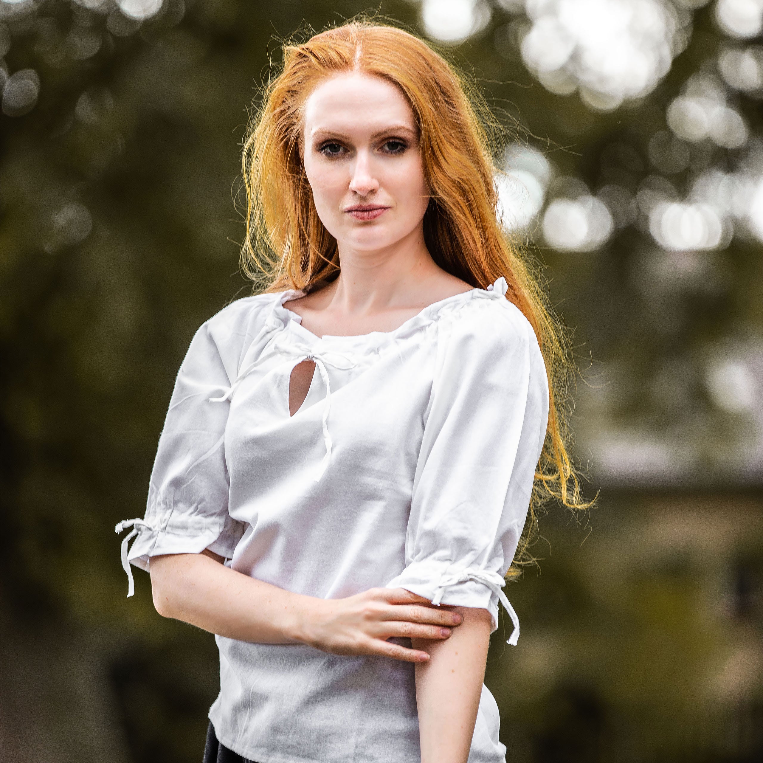 Product image Medieval Short-Sleeve Blouse Vera white