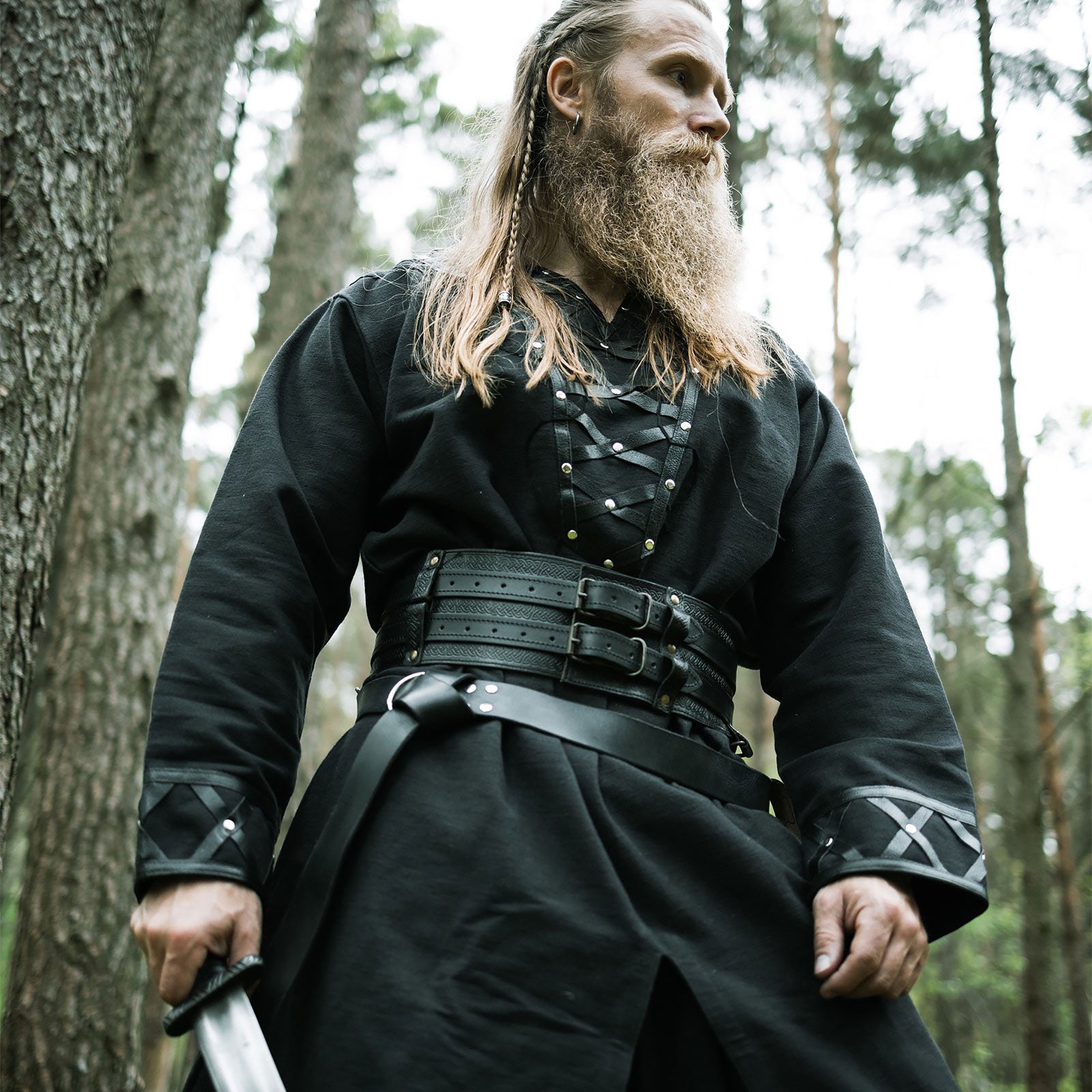 Product image Medieval Viking Tunic Black