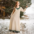 Product image Medieval Dress with Embroidery Beige-Green
