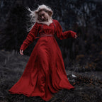 Product image Medieval Dress Linen Red