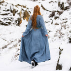 Product image Medieval Dress Linen Blue