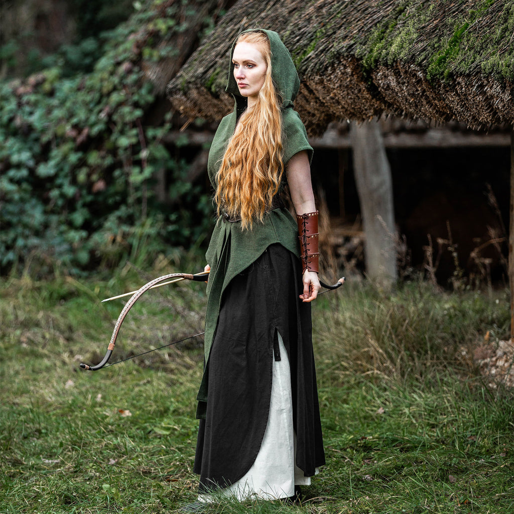 Product image Medieval Tunic Short Sleeve with Belt Green