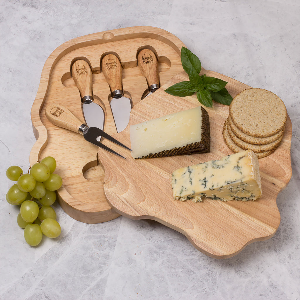 Product image Original Stormtrooper Cheese Board including Knife Set for Star Wars Fans