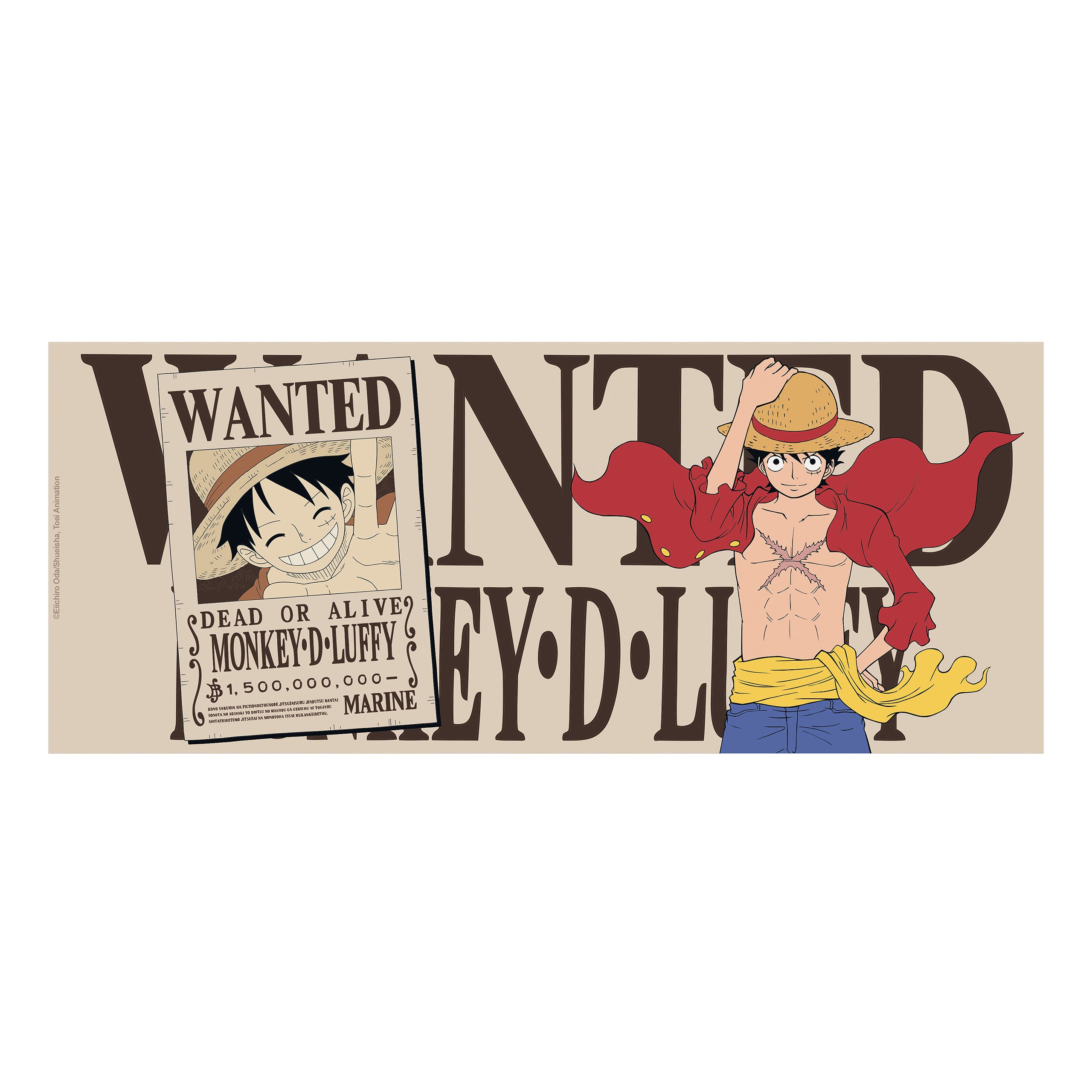 Product image One Piece - Wanted Monkey D. Luffy Mug