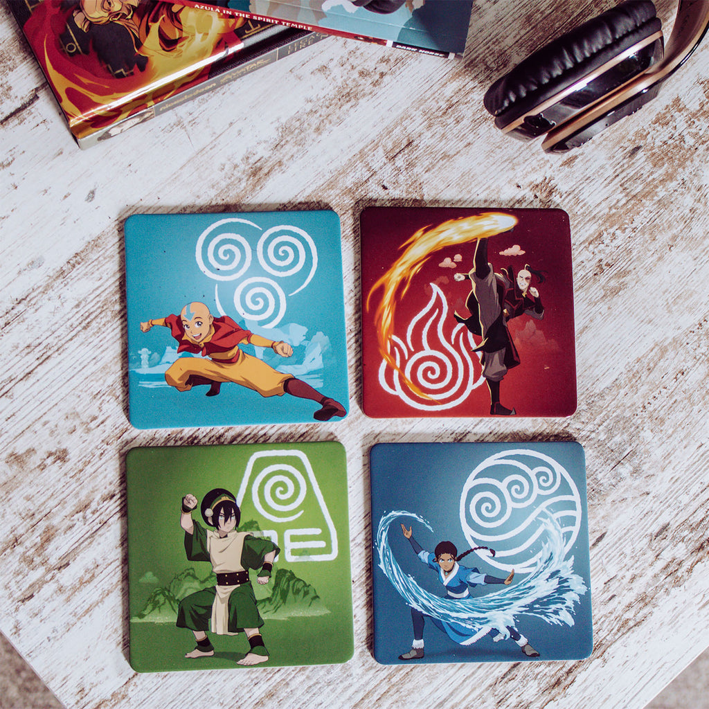 Product image Avatar The Last Airbender - Group Coaster 4-Piece Set