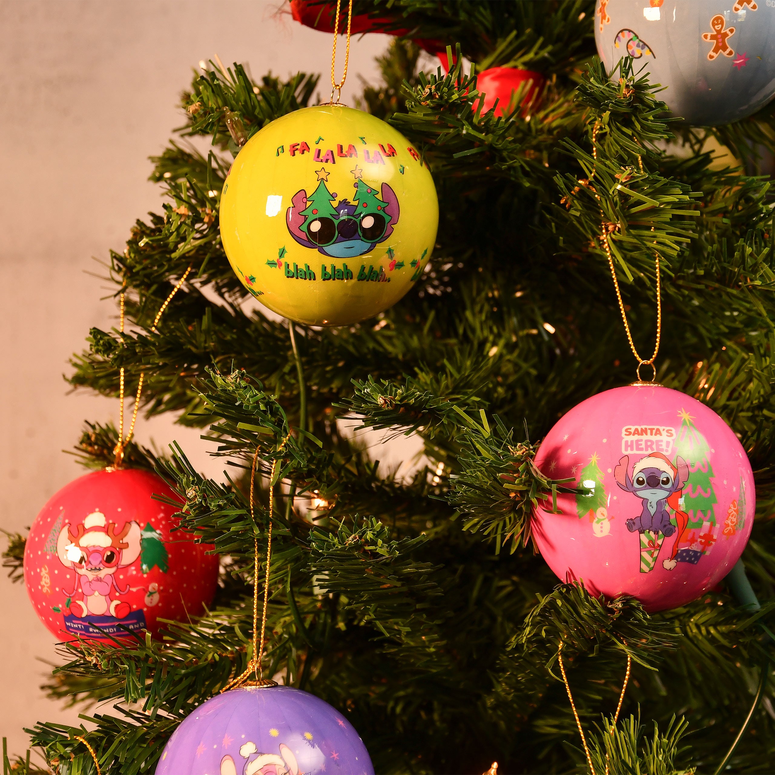 Product image Lilo & Stitch - Angel and Stitch Christmas Tree Ornaments 9pcs