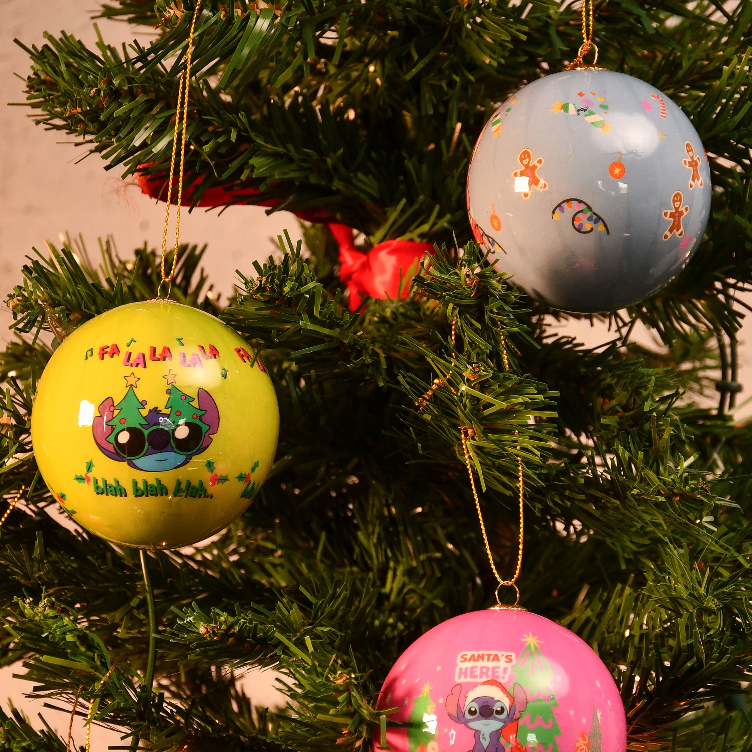 Product image Lilo & Stitch - Angel and Stitch Christmas Tree Ornaments 9pcs