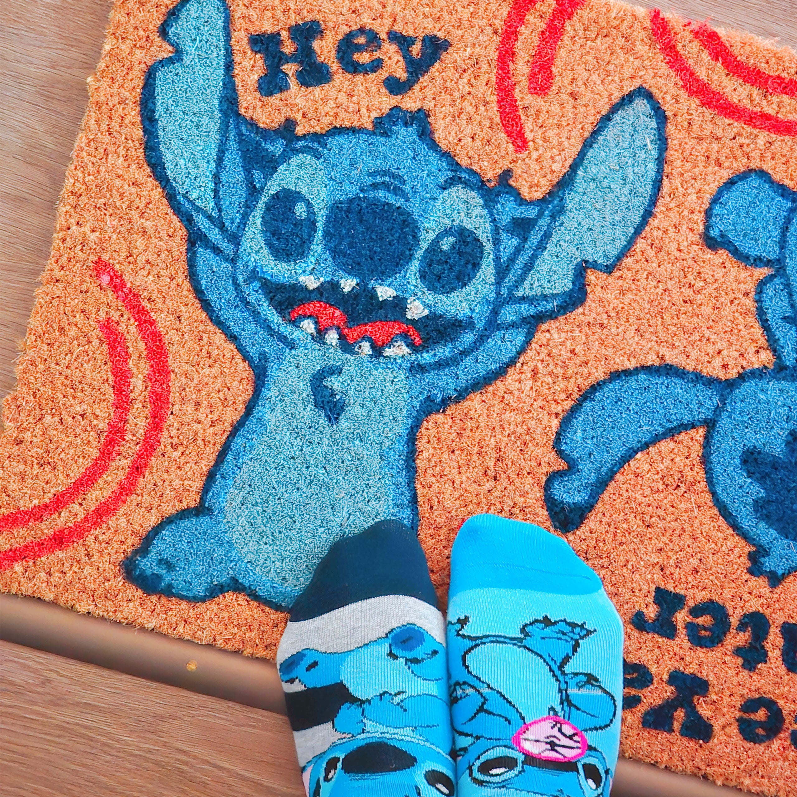 Product image Stitch Hey See Ya Later Doormat - Lilo & Stitch