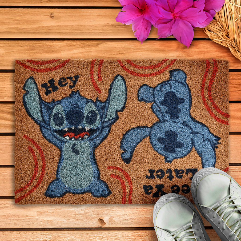 Product image Stitch Hey See Ya Later Doormat - Lilo & Stitch