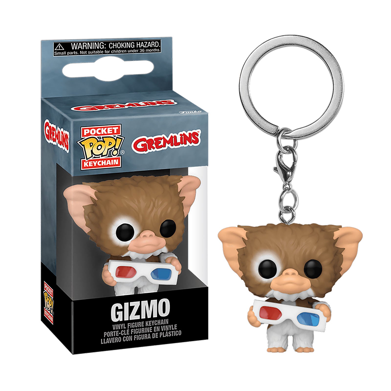Product image Gremlins - Gizmo with 3D Glasses Funko Pop Keychain