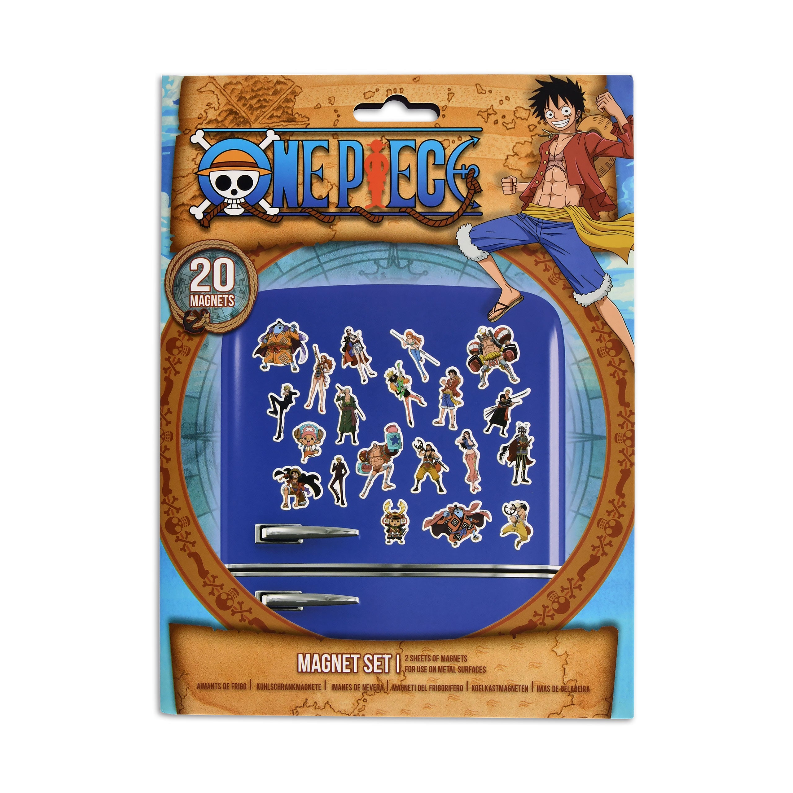 Product image One Piece - Straw Hat Crew Magnet Set