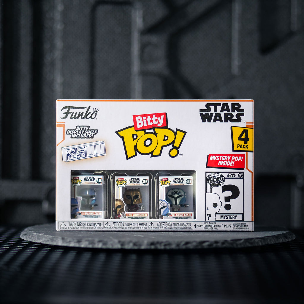 Product image Heavy Mandalorian Funko Bitty Pop 4-piece Figure Set - Star Wars The Mandalorian