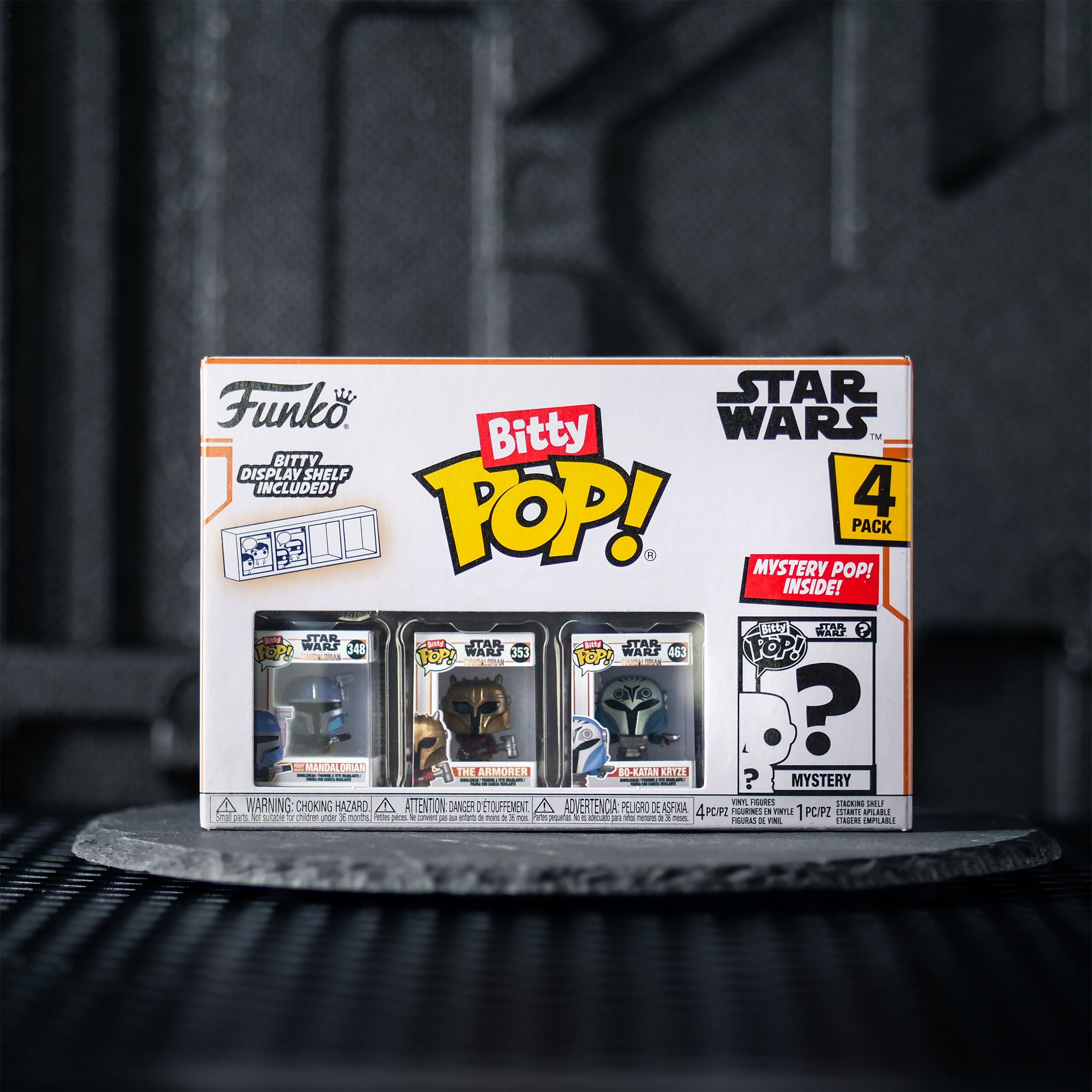 Product image Heavy Mandalorian Funko Bitty Pop 4-piece Figure Set - Star Wars The Mandalorian