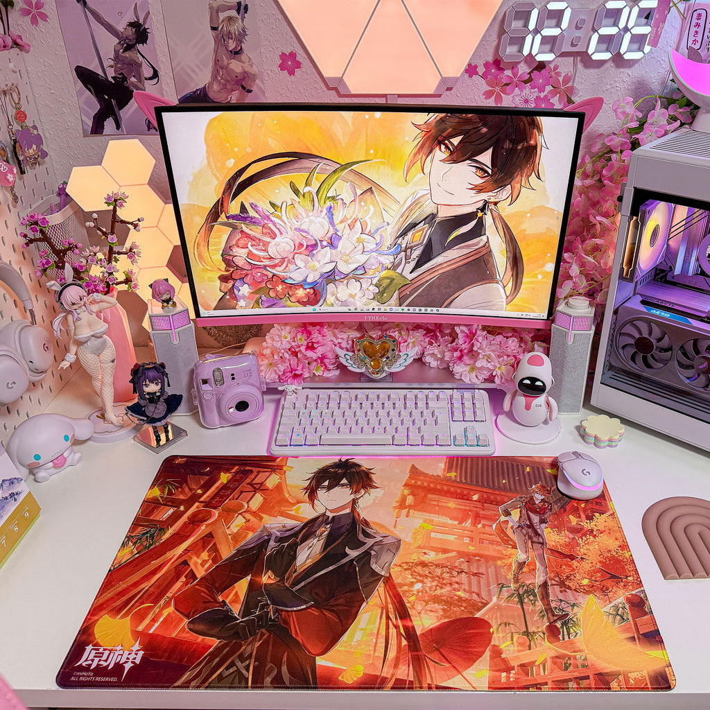 Product image Genshin Impact - Devil Mission The Approaching Star - Zhongli and Tartaglia Mousepad