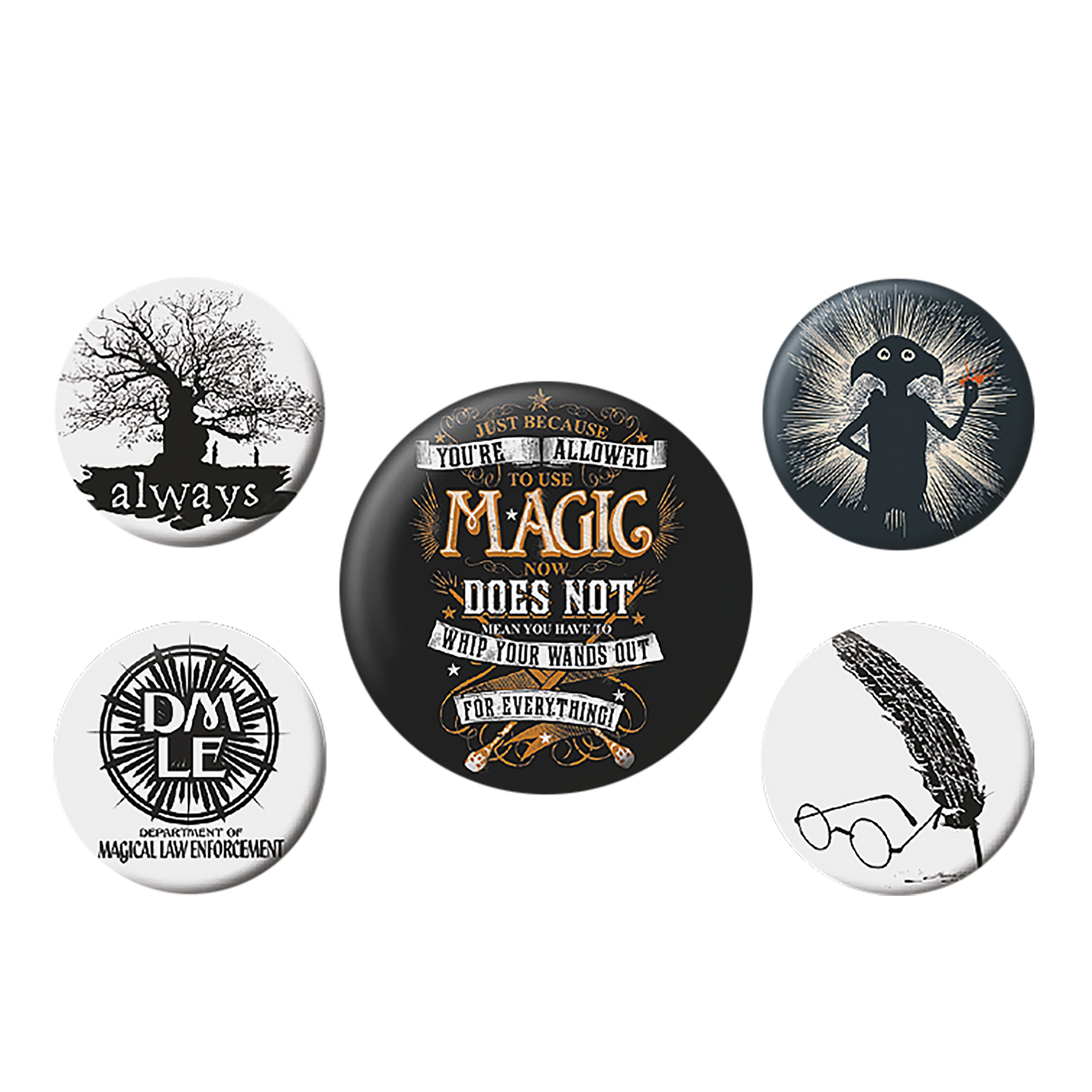 Product image Harry Potter - Magic Button 5 Piece Set