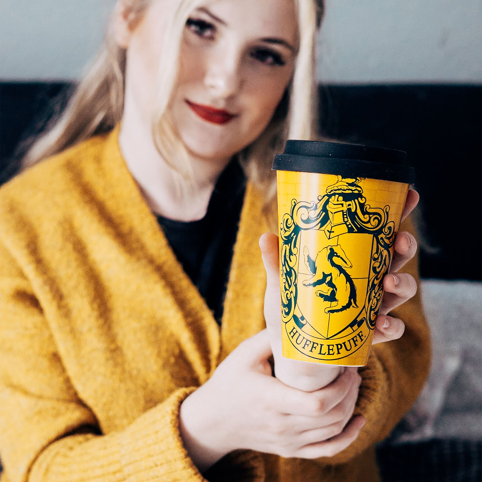 Product image Harry Potter - Proud Hufflepuff To Go Cup
