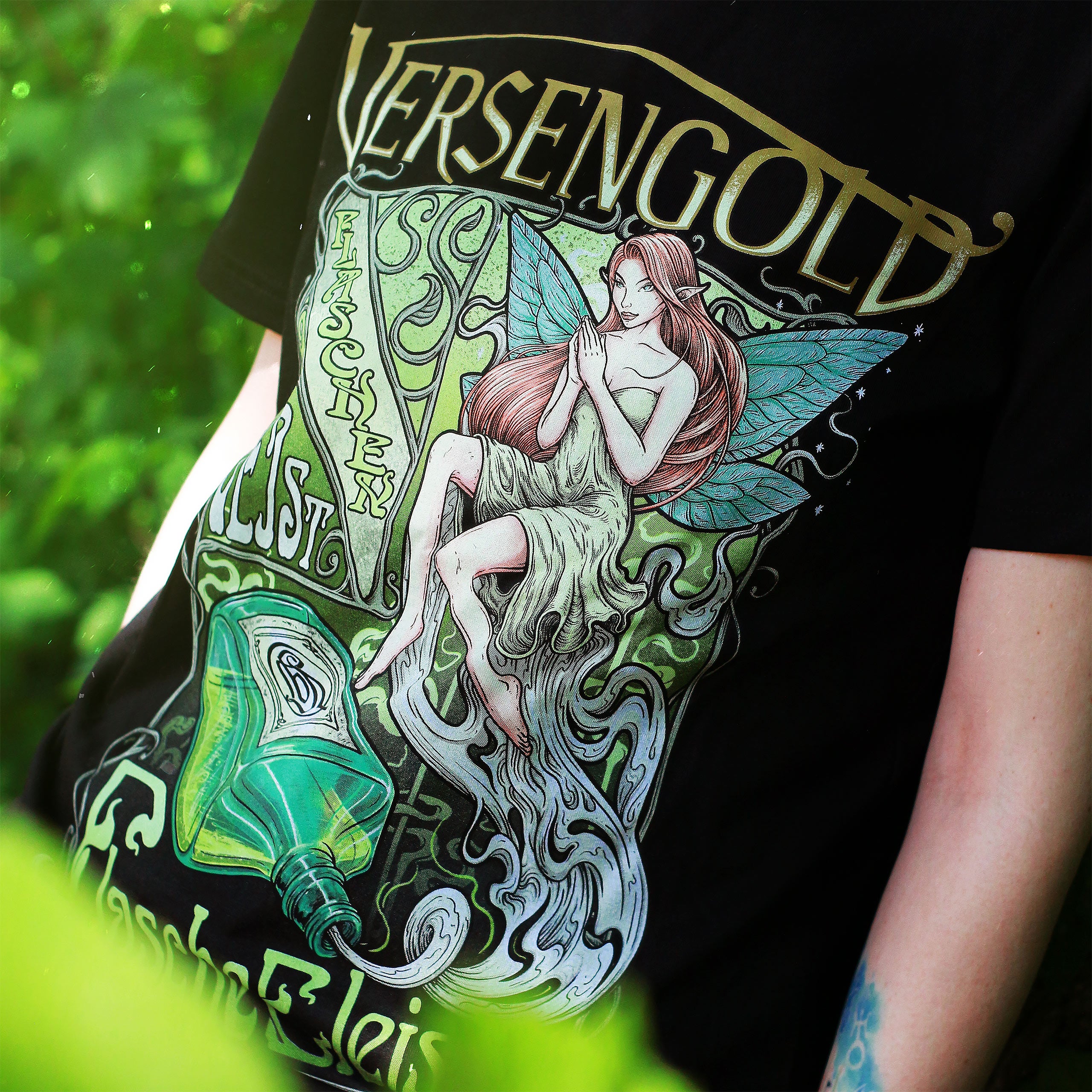 Product image Versengold - Bottle Spirit T-Shirt Black