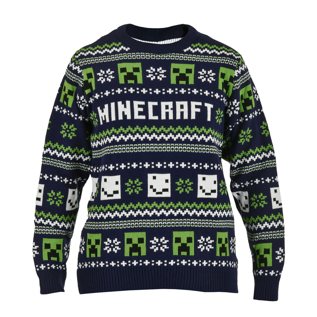 Product image Minecraft - Pattern Knitted Sweater blue