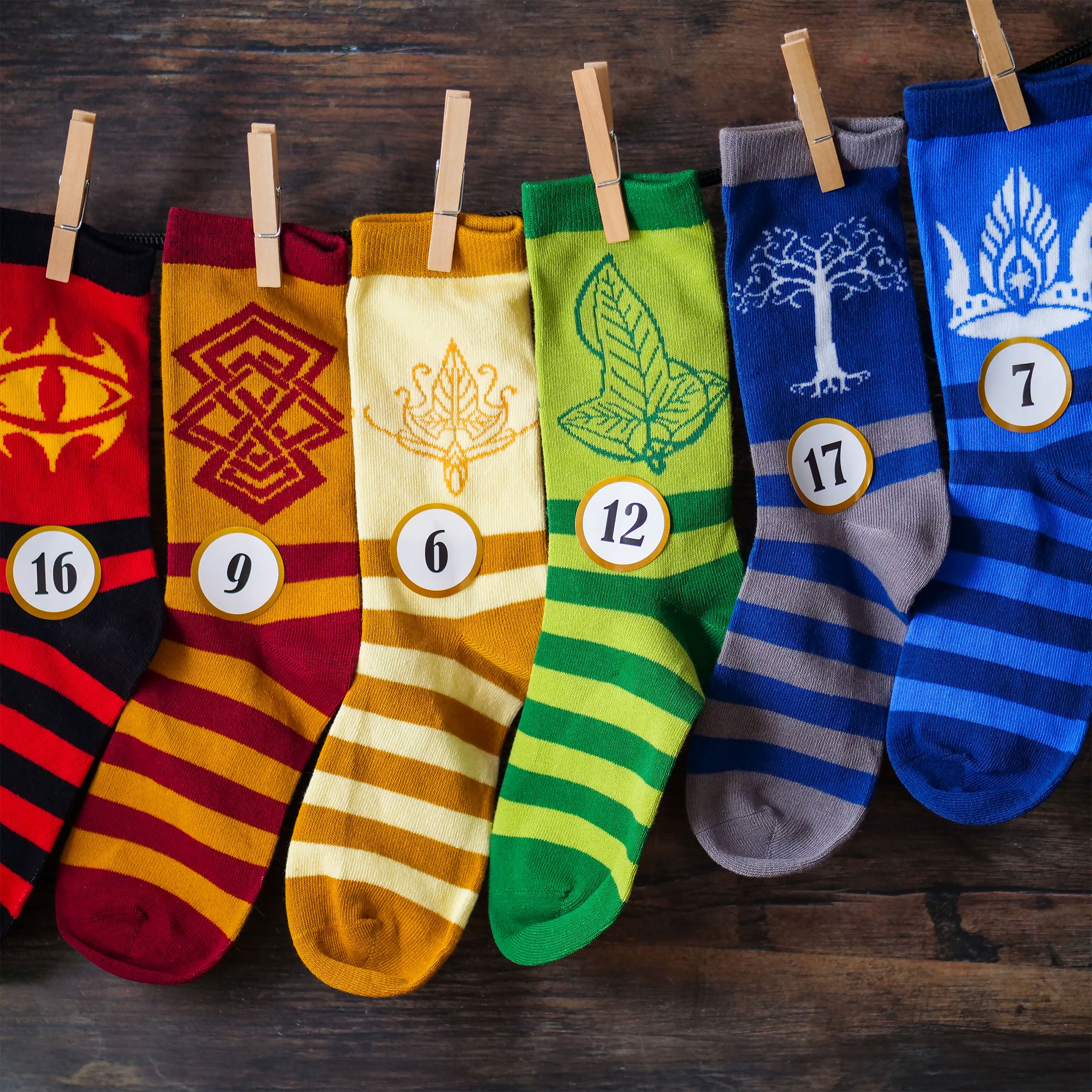 Product image The Lord of the Rings Socks Advent Calendar for Filling