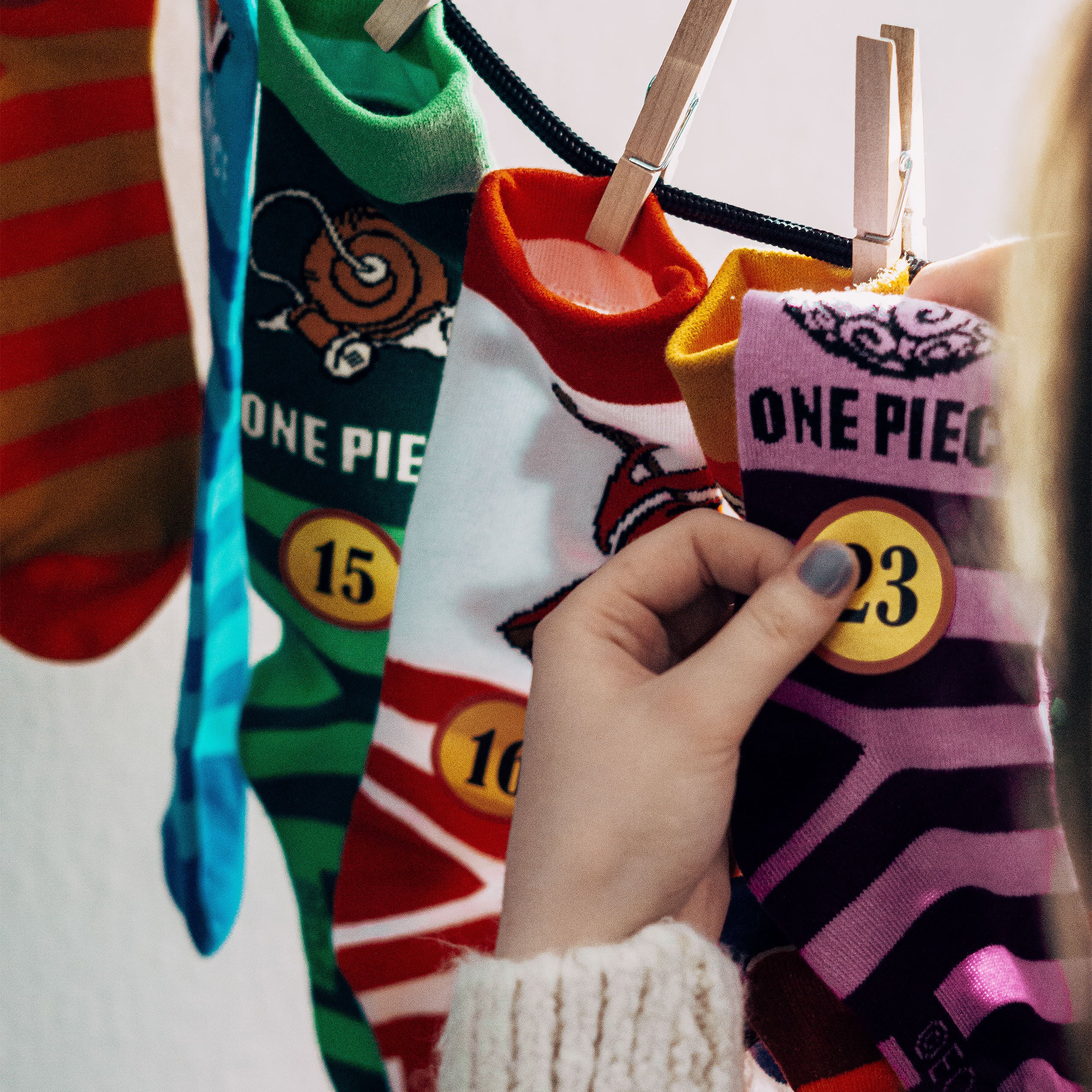 Product image One Piece Socks Advent Calendar for Filling
