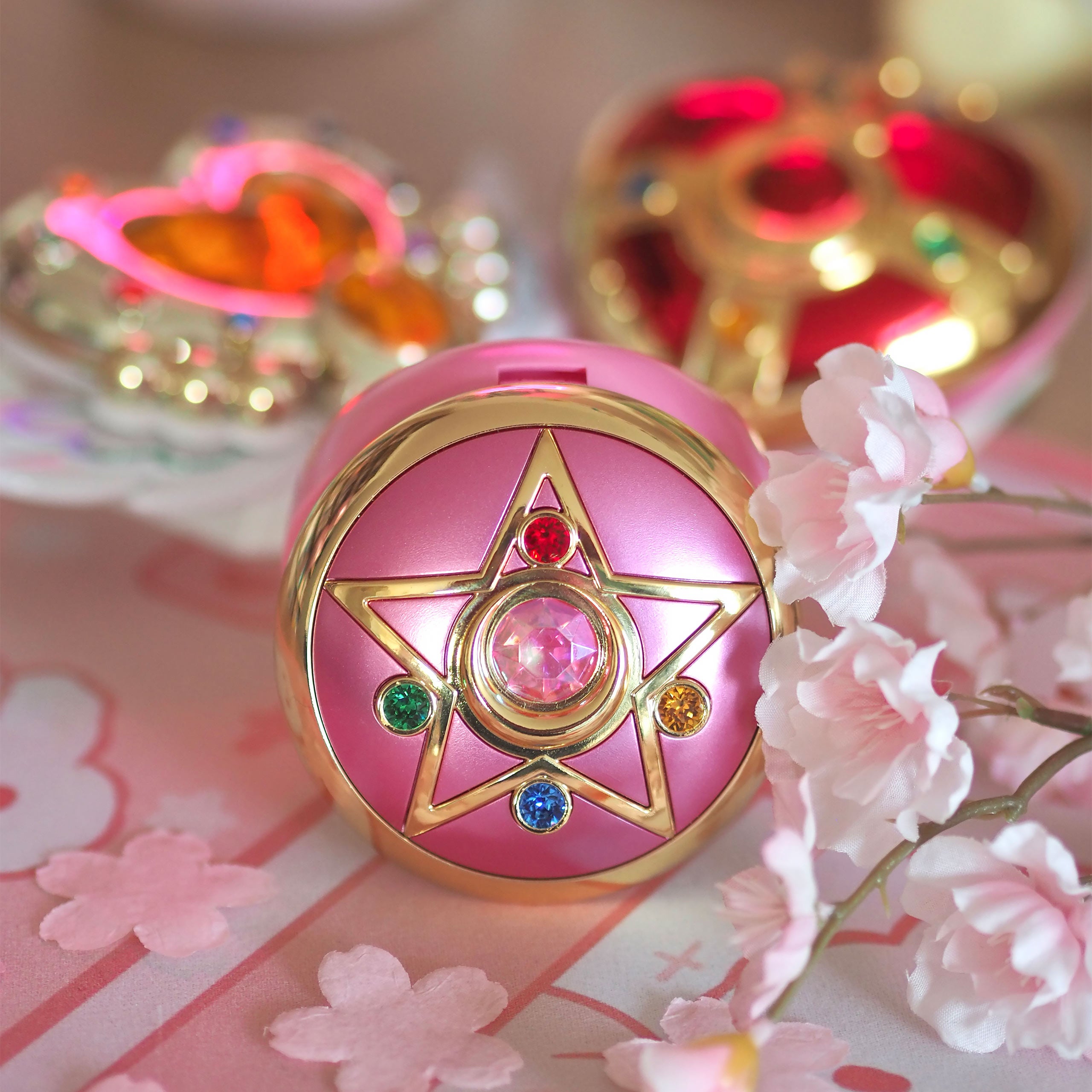 Product image Sailor Moon - Moon Crystal Transformation Brooch with Sound Effects