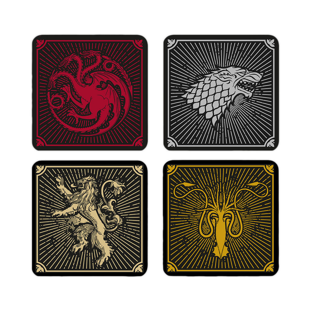 Product image Game of Thrones - House Crests Coaster Set of 4