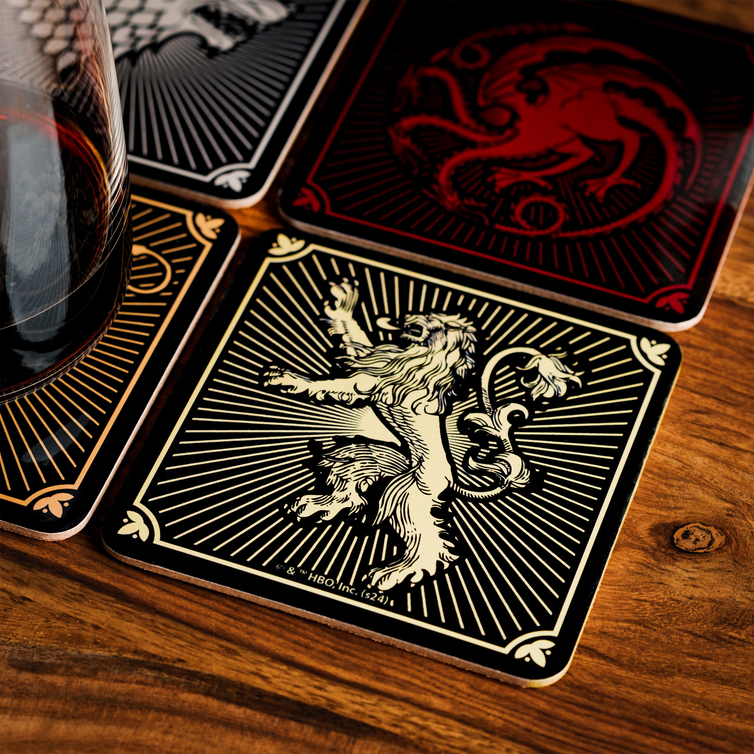 Product image Game of Thrones - House Crests Coaster Set of 4
