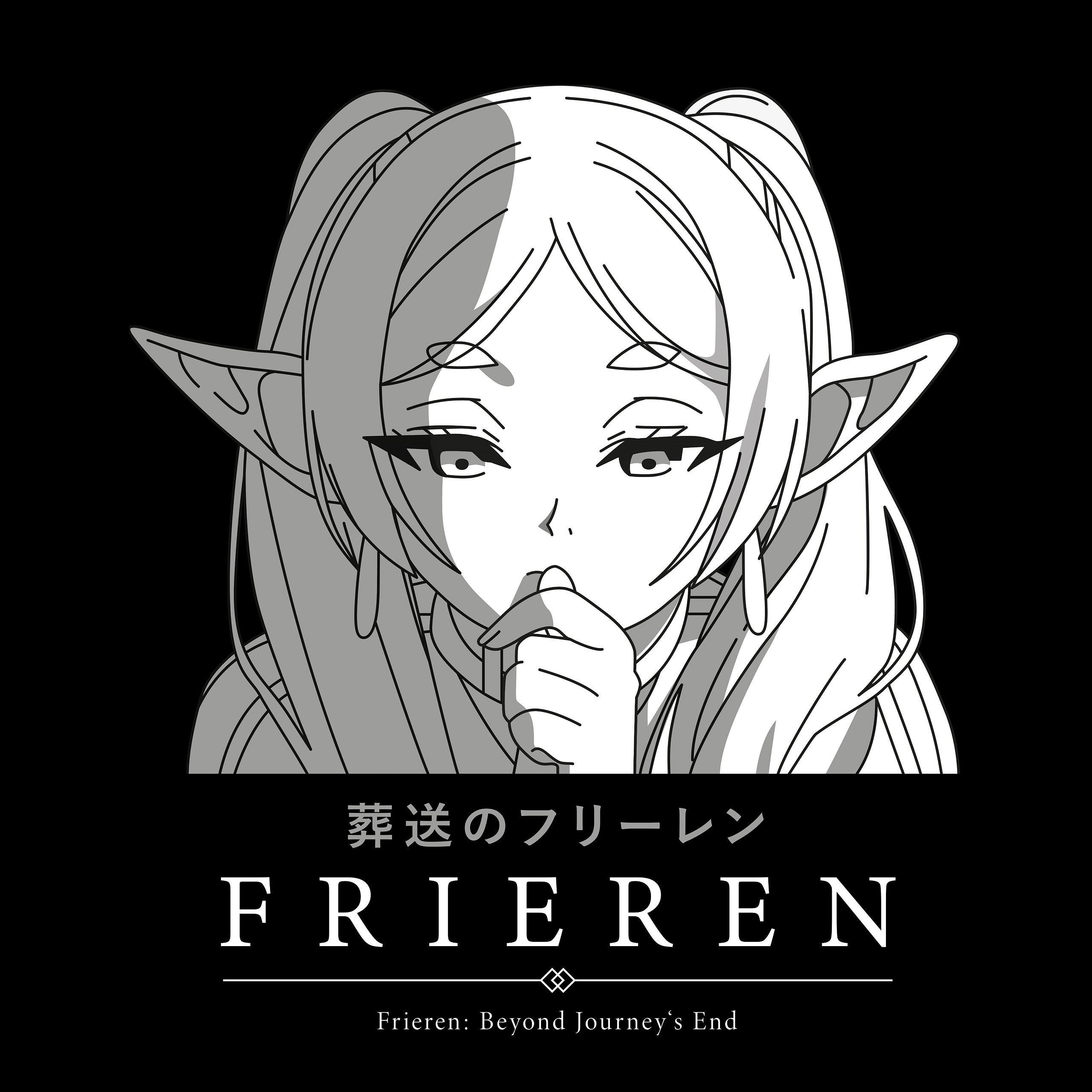 Product image Character T-Shirt for Frieren fans black